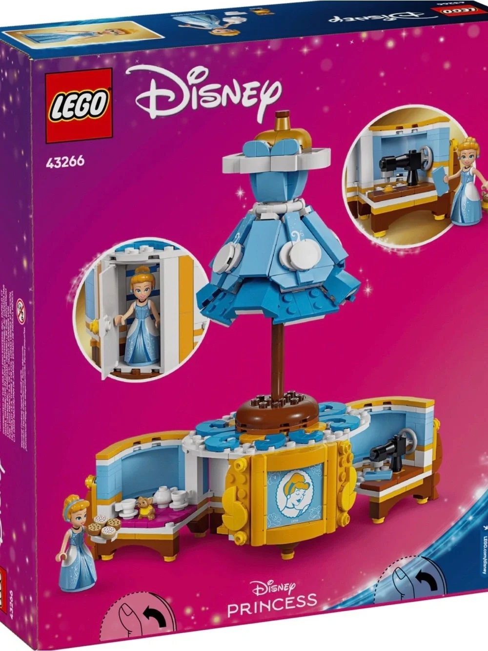 LEGO Disney Cinderella Dress Box - Blue & Yellow